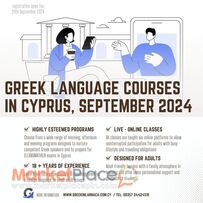 Greek Language Lessons in Cyprus, September 2024